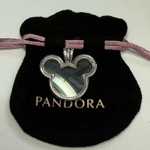 Genuine Pandora Disney Mickey Head Floating Locket